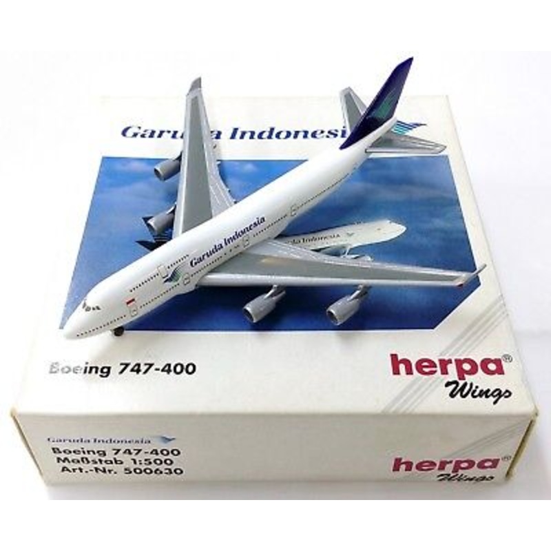Herpa Wings 1:500 Garuda Indonesia Boeing 747-400 500630