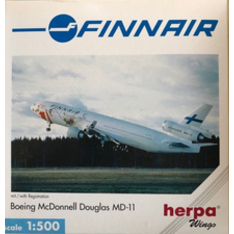 Herpa Wings 503471 Finnair Boeing McDonnell Douglas MD-11 ‘Santa Claus’ (1:500)
