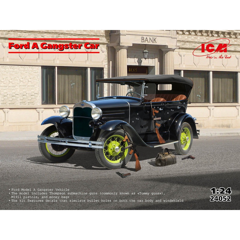 ICM 24052 1:24 Ford A Gangster Car