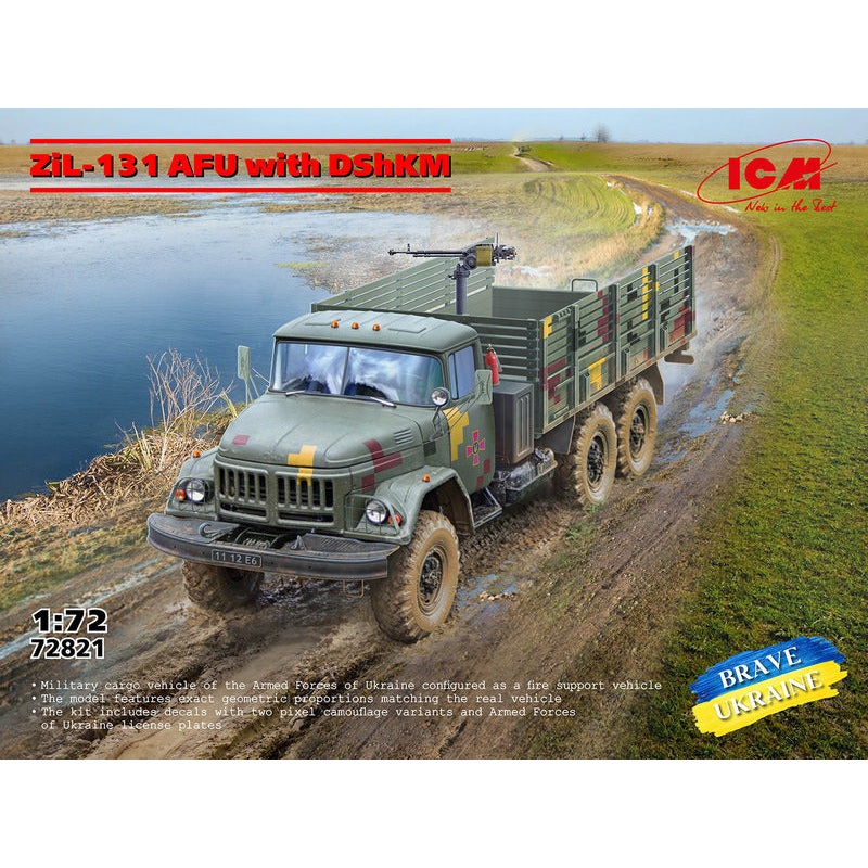 ICM 72821 1:72 ZiL-131 AFU with DShKM