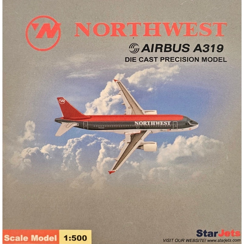 StarJets 1:500 Northwest Airbus A319 3557520