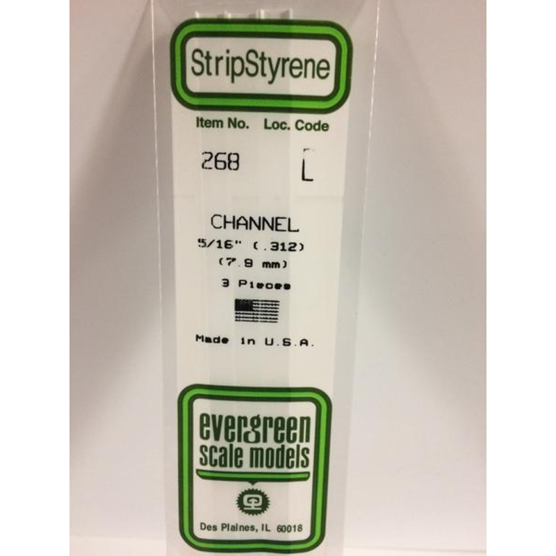 Evergreen 268 – 7.9mm Channel