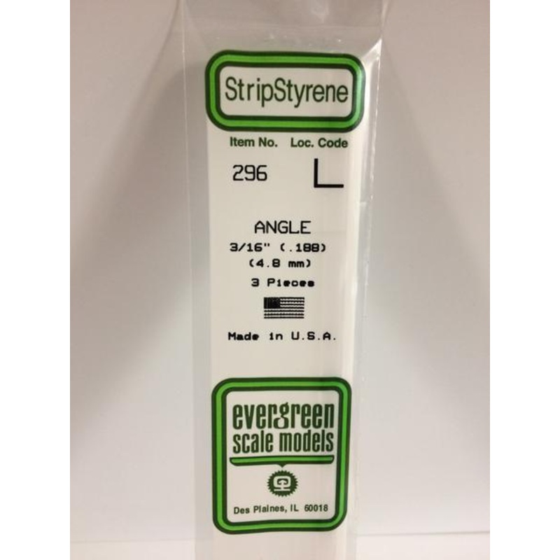 Evergreen 296 – 4.8mm Angle