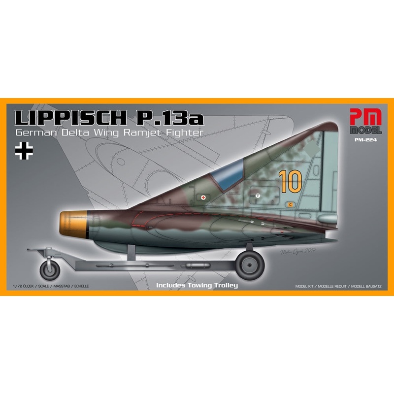 Lippisch P.13a (German Delta Wing Ramjet Fighter)