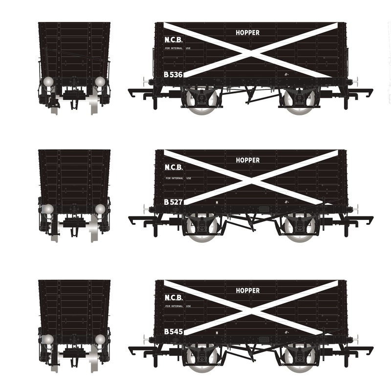 P7 Hopper – NCB Black, with white cross – Triple Pack