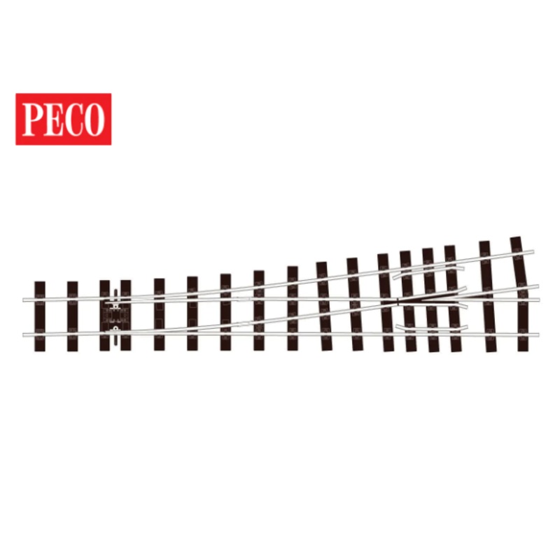 Peco SL-E696 Electrofrog Left hand medium radius point