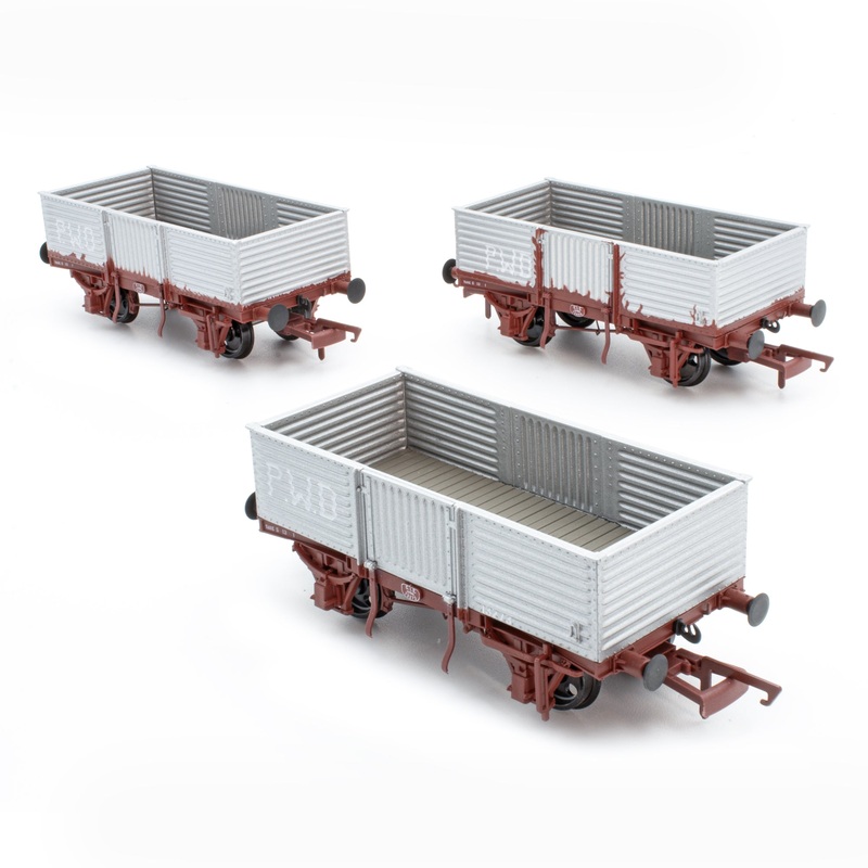 CI 12T Corrugated Open Wagon – Roundel – Permanent Way – Pack 1