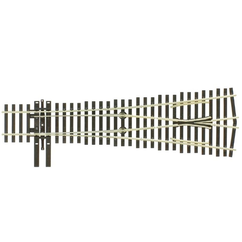 Code 83 – HO Streamline 83′ Line No.4 Wye Turnout (Electrofrog)