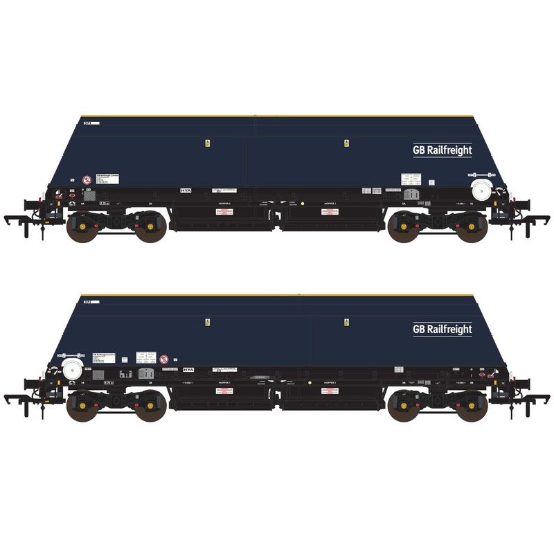 Cutdown HYA –  Blue/Black with GB Railfreight branding  (Pack 1)