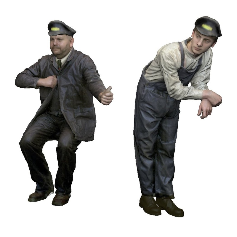 GWR ‘Manor’ Crew – Driver/Fireman – BR