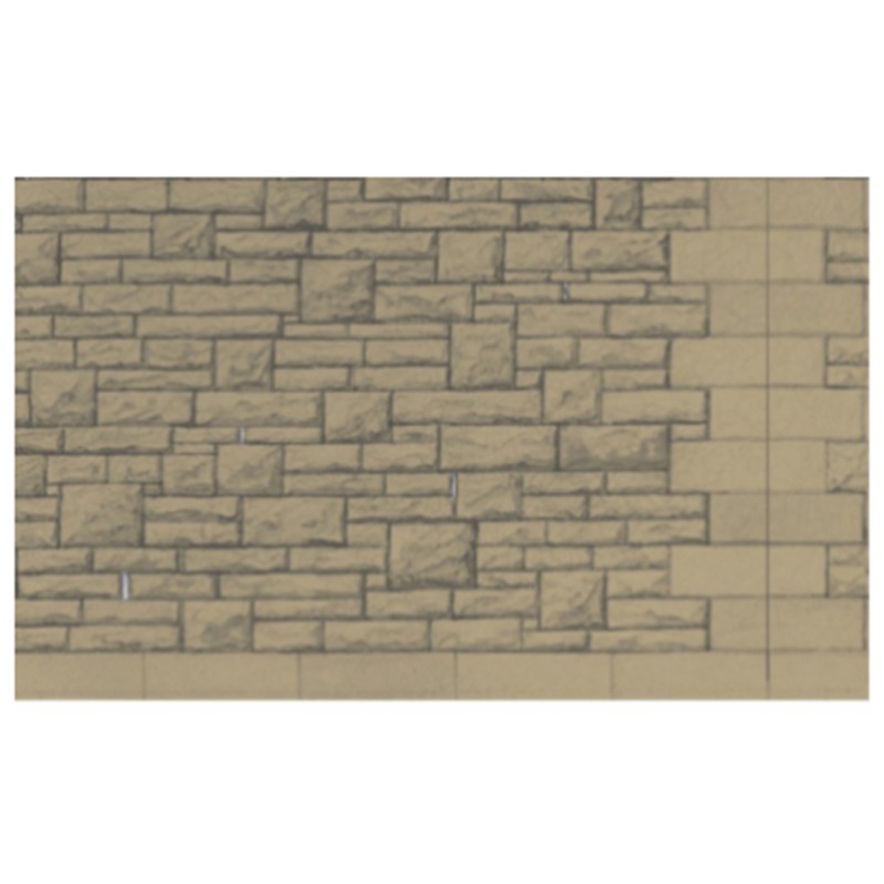 Building Papers – Grey Rubble Walling