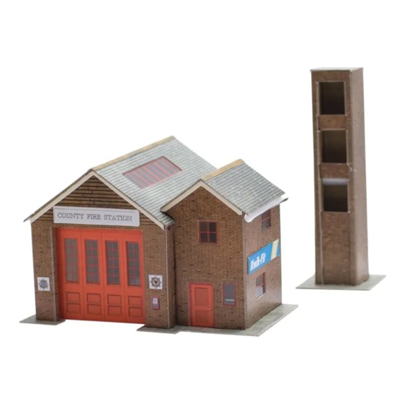 Country Fire Station – Card Kit