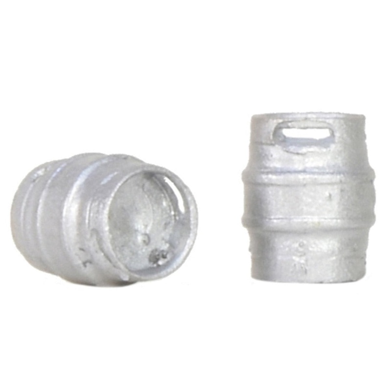 Metal Beer Kegs x 10