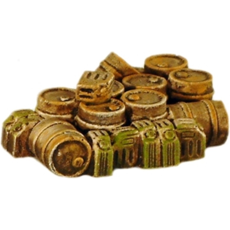 Oil Drums & Jerry Cans (Rust Brown)