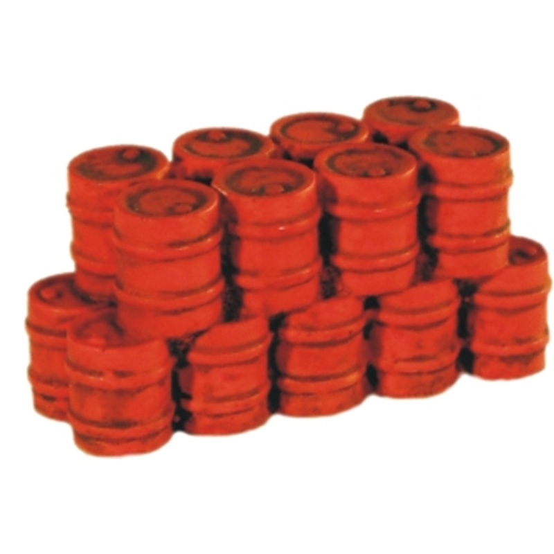 Stack of Oil Drums (Red)