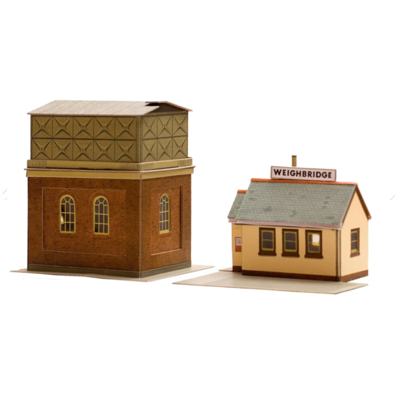 Water Tower & Weighbridge Cardboard Kit