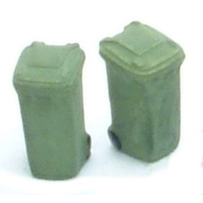 Wheelie Bins – (closed/green)