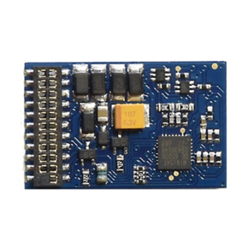 21 Pin DCC Loco-Decoder (with Brake Button function)