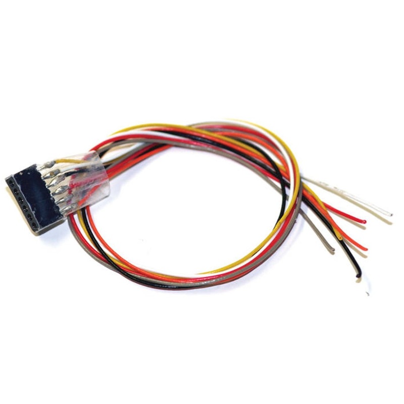 Cable harness 6-pin NEM 651, DCC colour, length 300mm