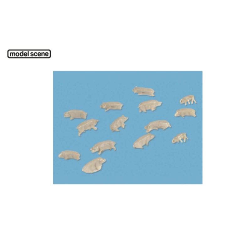 Modelscene 5176 Pigs (12 pigs per pack)