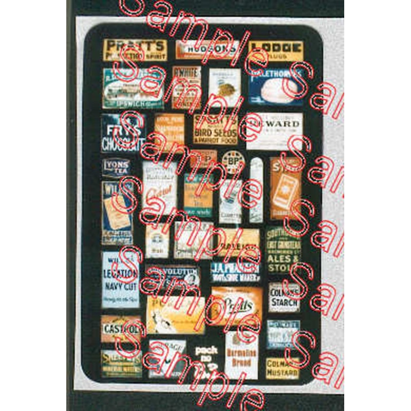 N Gauge Enamel Advert Signs 3