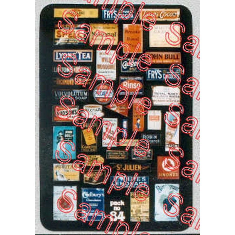 N Gauge Enamel Advert Signs 4