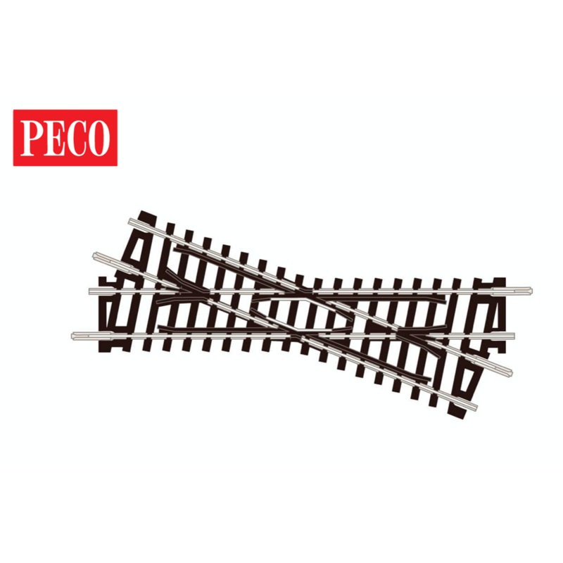ST51 – Code 80 – Setrack Left Hand Crossing – 22.5 Angle