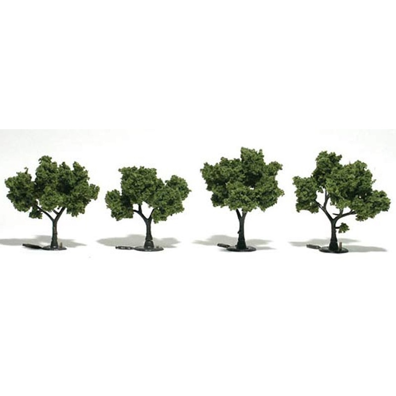 TR1503 Light Green Trees 2 – 3 inch (Pack of 4)