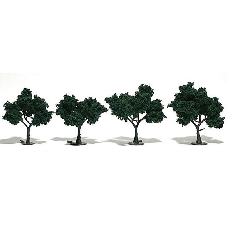 TR1505 Dark Green Trees 2 – 3 inch (Pack of 4)