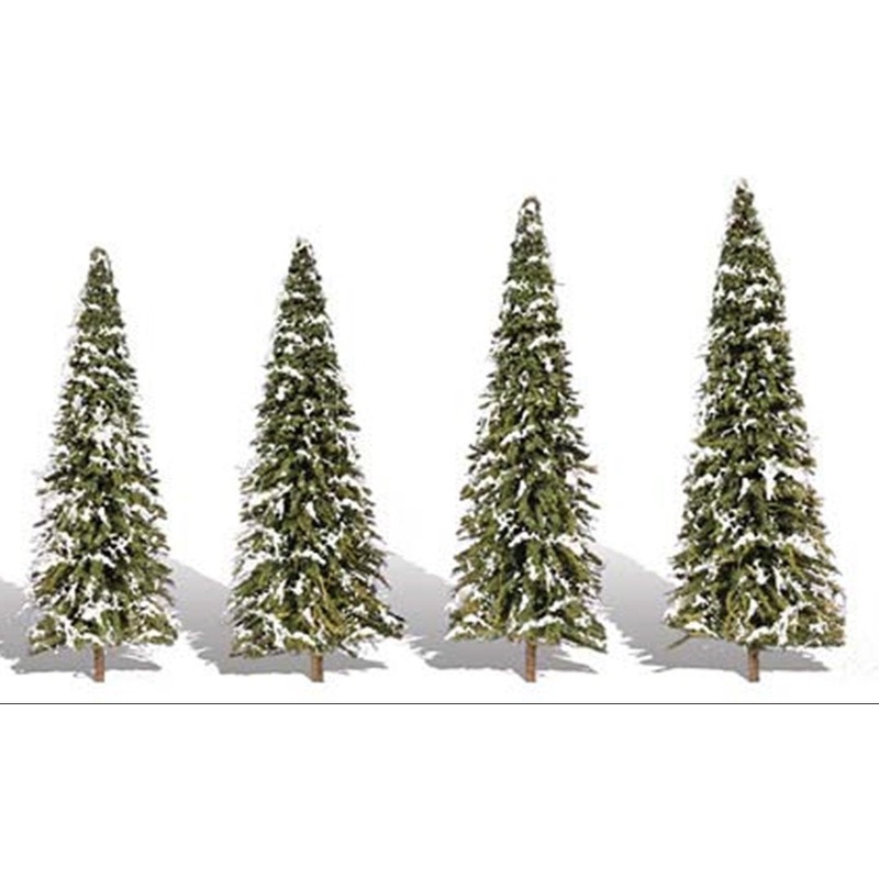 TR3567 Snow Dusted Trees 2 – 3  inch (Pack of 5)