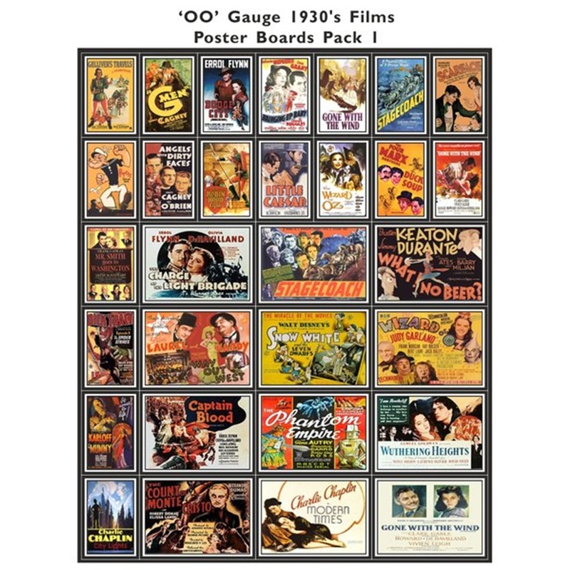 1930’s Film Poster Boards Pack 1
