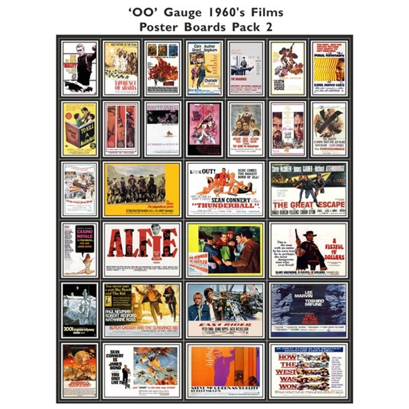 1960’s Film Poster Boards Pack 2