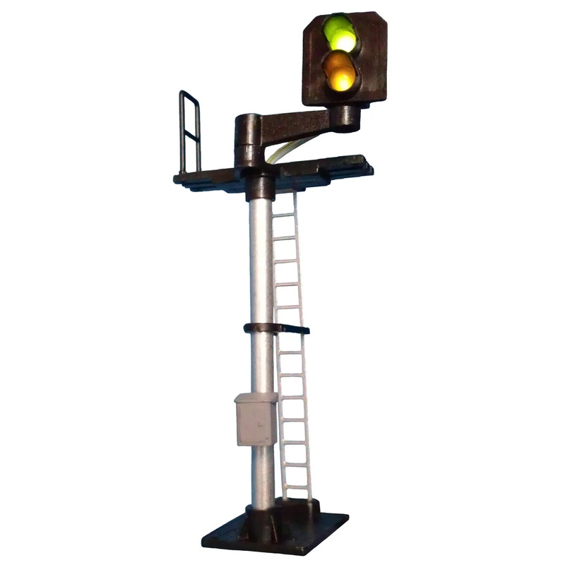2 Light Signal Yellow/Green Standard Right Offset Square Head