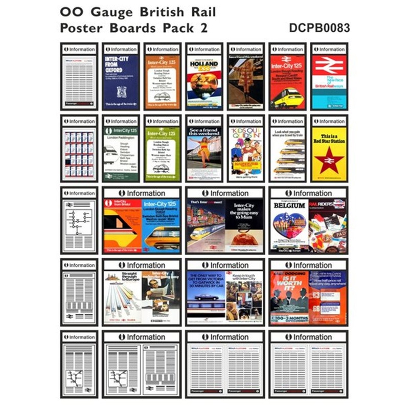 British Rail Poster Boards Pack 2
