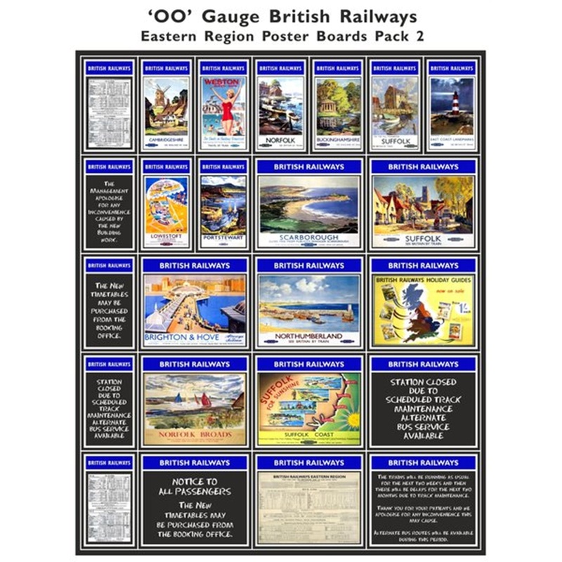 British Railways Eastern Region Poster Boards Pack 2