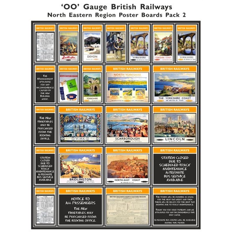 British Railways North Eastern Region Poster Boards Pack 2
