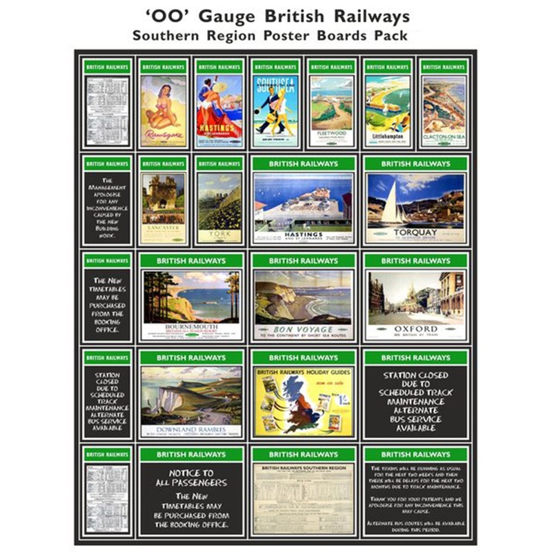 British Railways Southern Region Poster Boards Pack 1