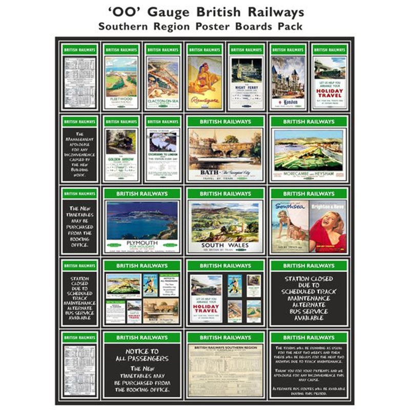 British Railways Southern Region Poster Boards Pack 2