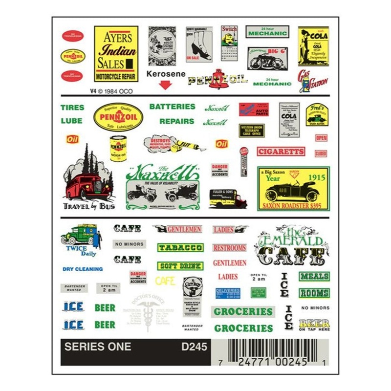 D245 Series One Dry Transfer HO/OO