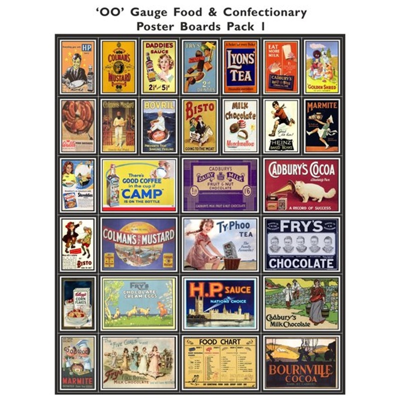 Food & Confectionary Poster Boards Pack 1