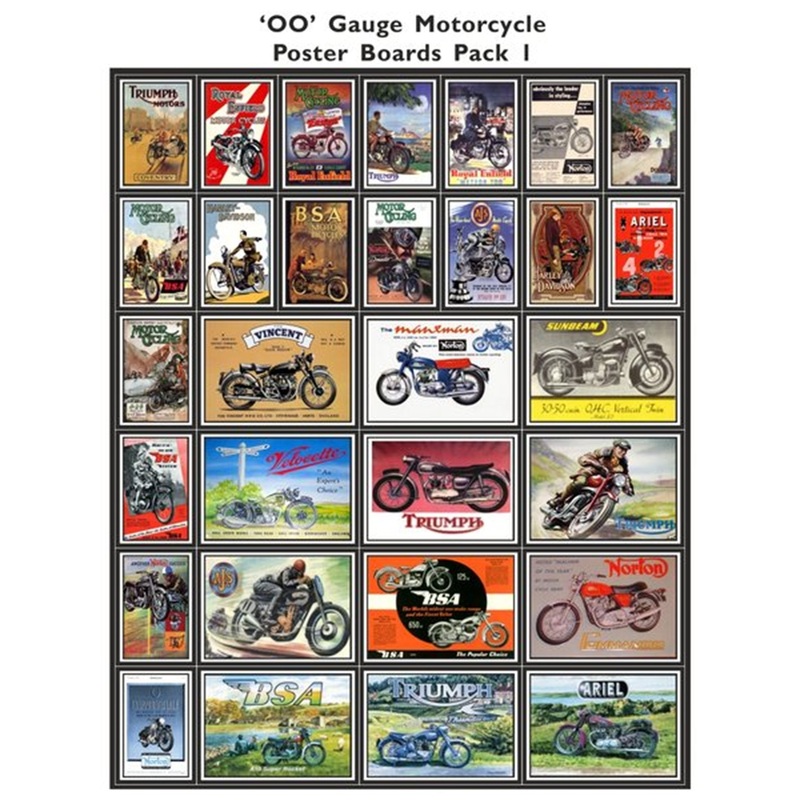 Motorcycle Poster Boards Pack 1