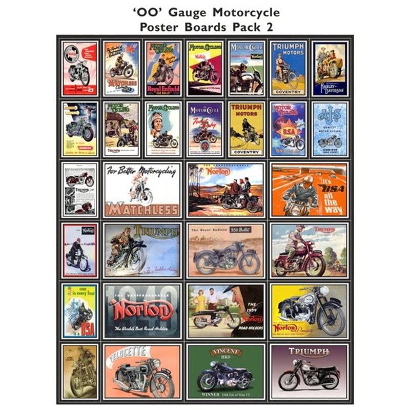 Motorcycle Poster Boards Pack 2