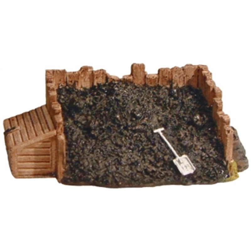 Old Wooden Coal Staith with Toolbox