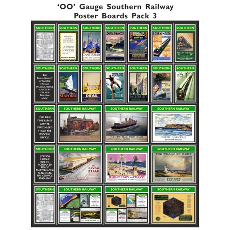 Southern Railway Poster Boards Pack 3