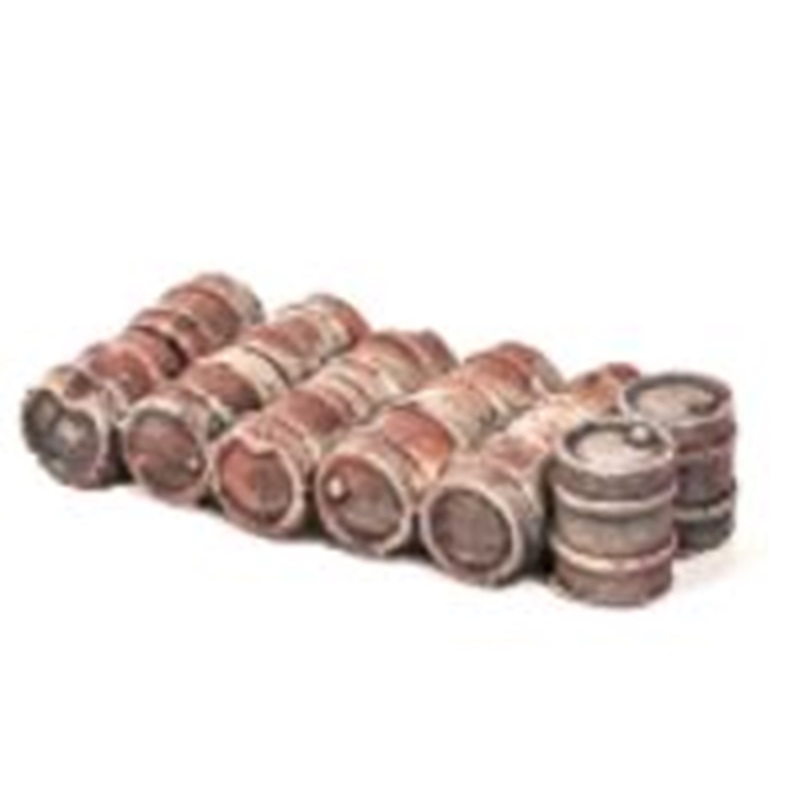Used Oil Drums, weathered & dented