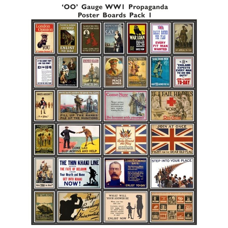 WW1 Propaganda Poster Boards Pack 1