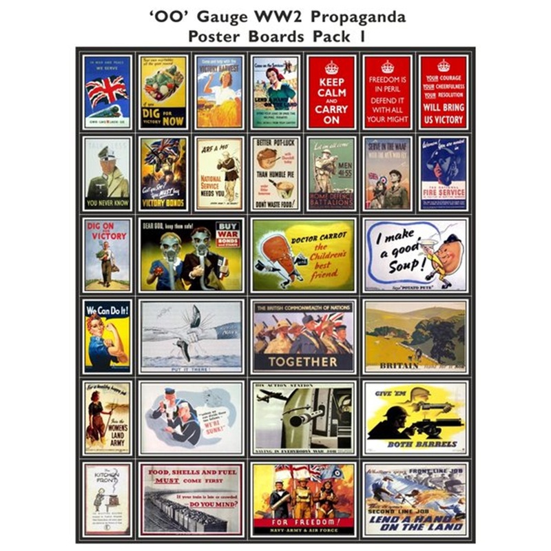 WW2 Propaganda Poster Boards Pack 1