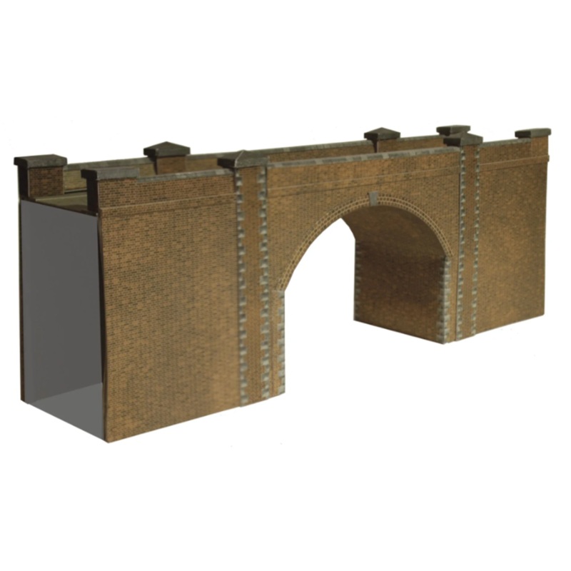 Bridge / Tunnel Entrance (Red Brick) Cardboard Kit
