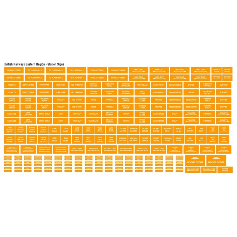 British Railways North Eastern Region Station Signs
