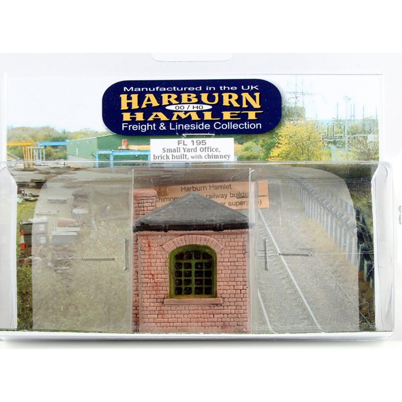 Small Yard Office, brick build with chimney